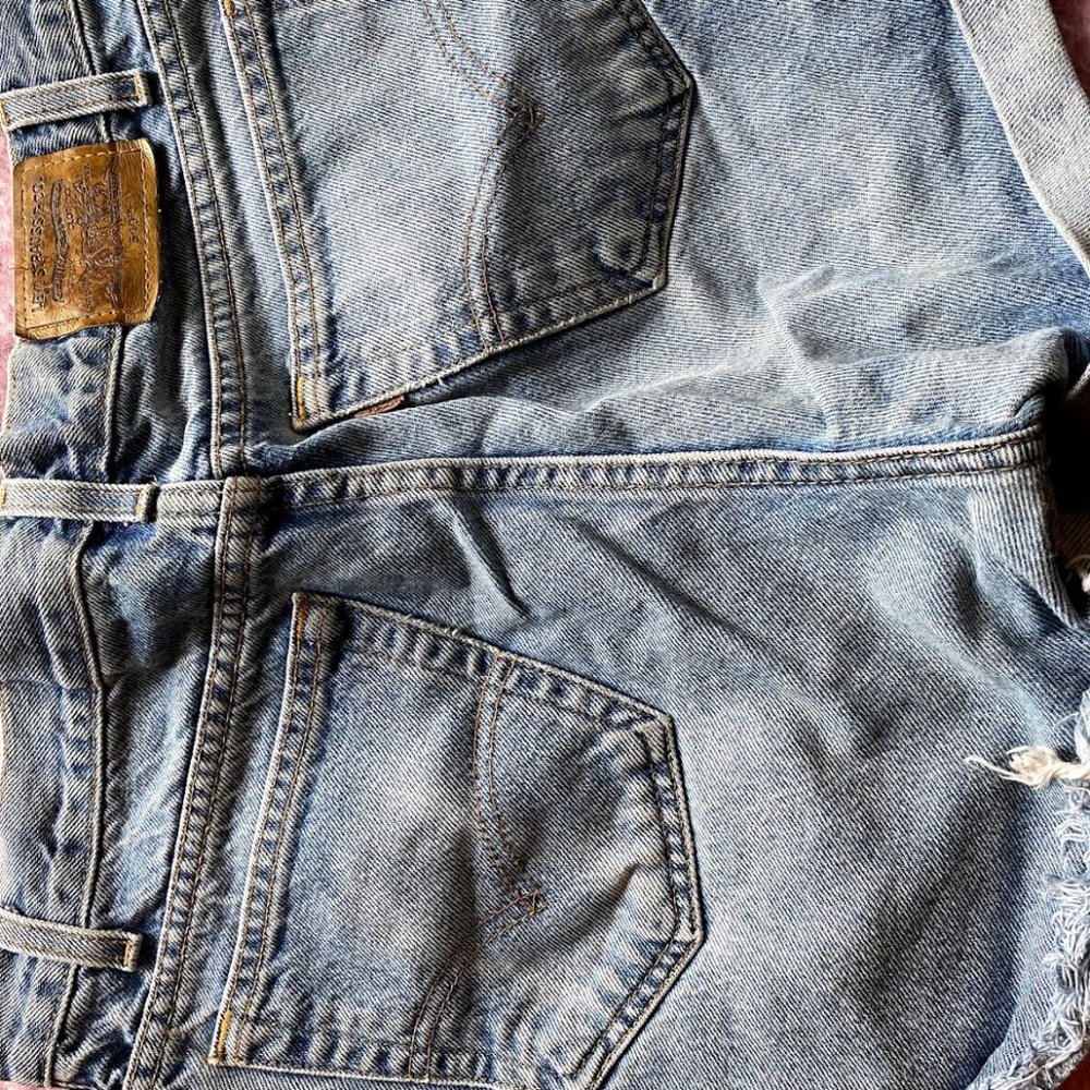 Original Levis Vintage 540 Shorts Light Wash 34x30